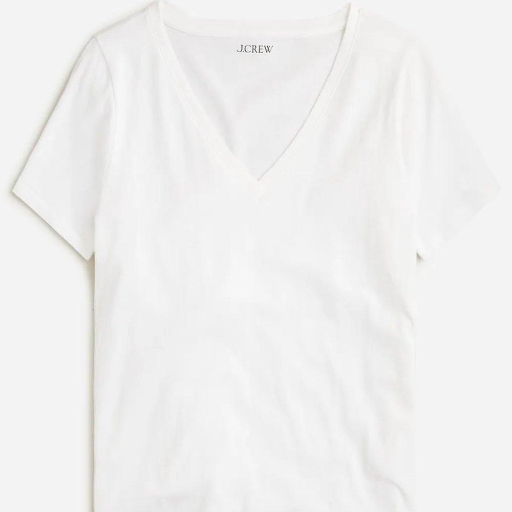 J.CREW - Vintage jersey classic-fit V-neck T-shirt NWOT - Picture 1 of 1